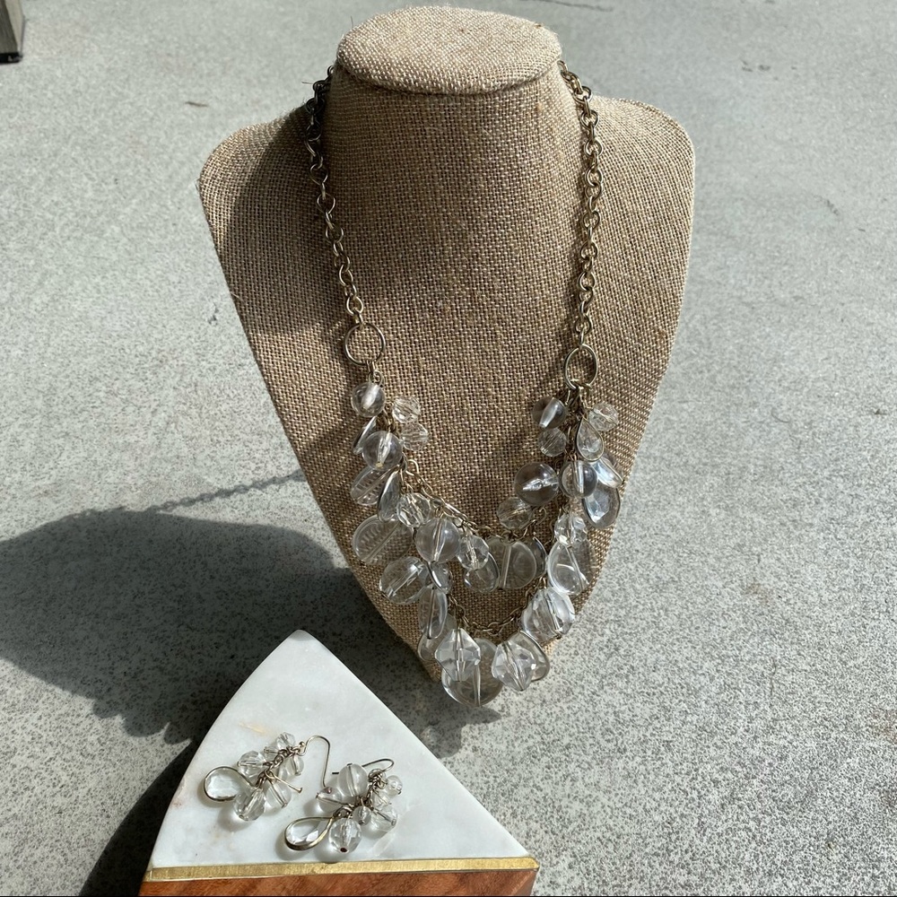 Jeweled Necklace and Earring Set - Picture 4 of 12